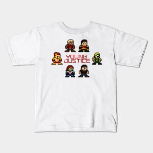 8-bit Young Justice Kids T-Shirt